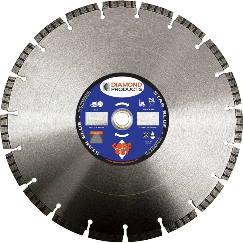 Star Blue H.P. Turbo Concrete Blade