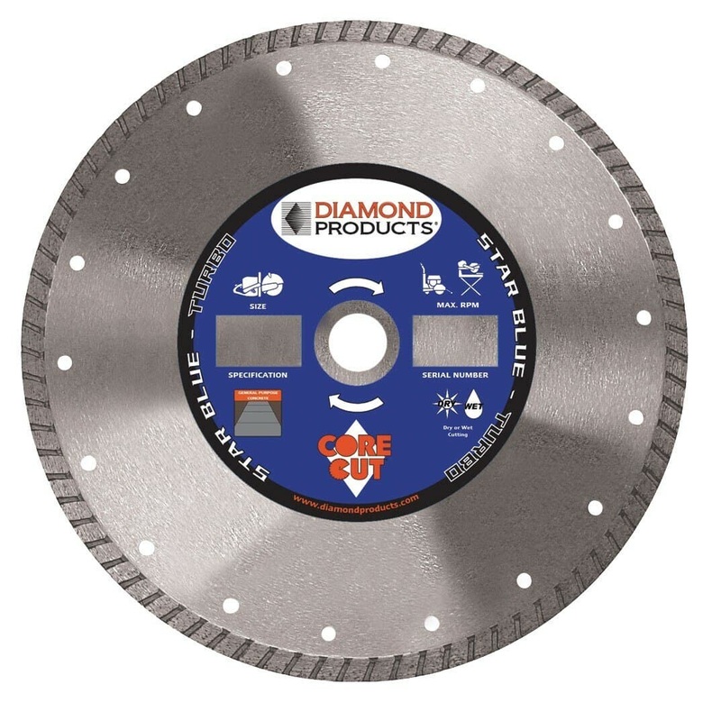 Star Blue High Speed Turbo Blade for Concrete