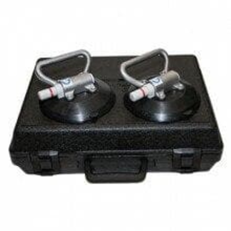 Two 6 Rigid Handle Hand Cups for Flat Surfaces