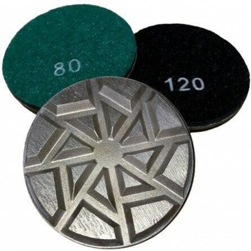 3 Metal Transition Grinding Pucks