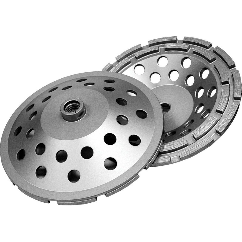 Delux-Cut Segmented Cup Grinders Double Row