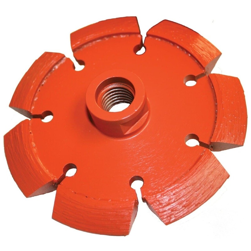 Heavy Duty Orange V-Crack Tuck Point Diamond Blade