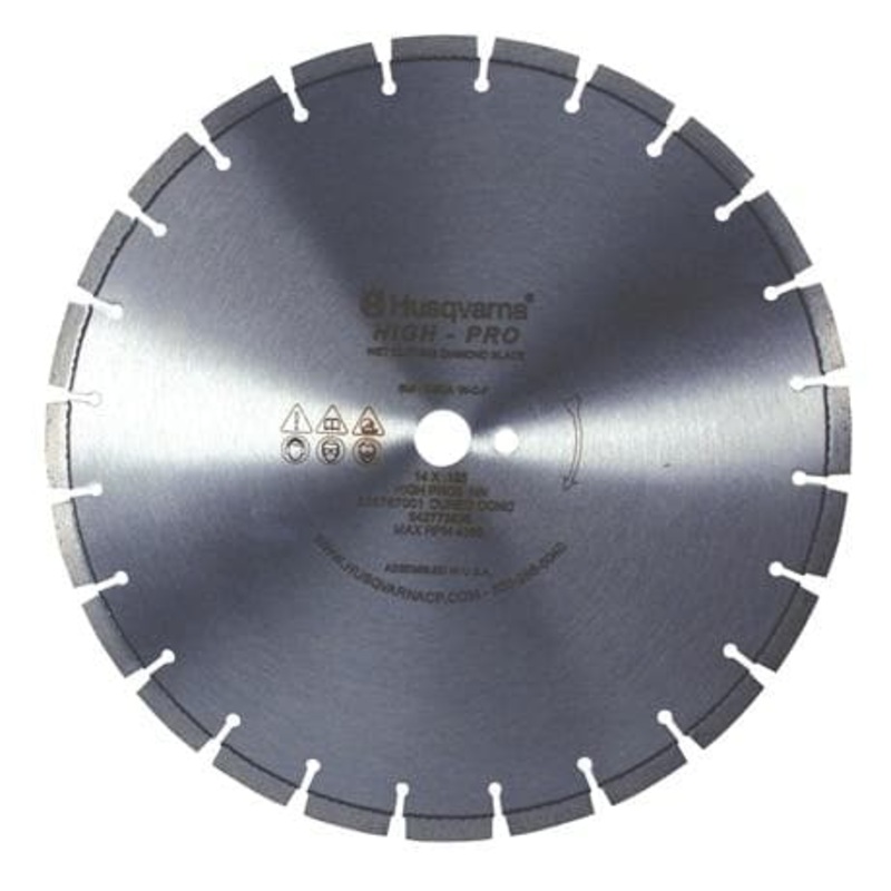 Husqvarna High Pro Cured Diamond Blades