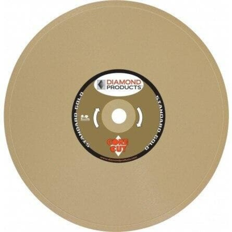 Standard Gold Continuous Rim Tile Diamond Blades