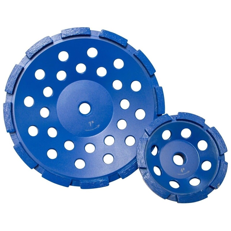Star Blue Segmented Cup Grinders Single Row