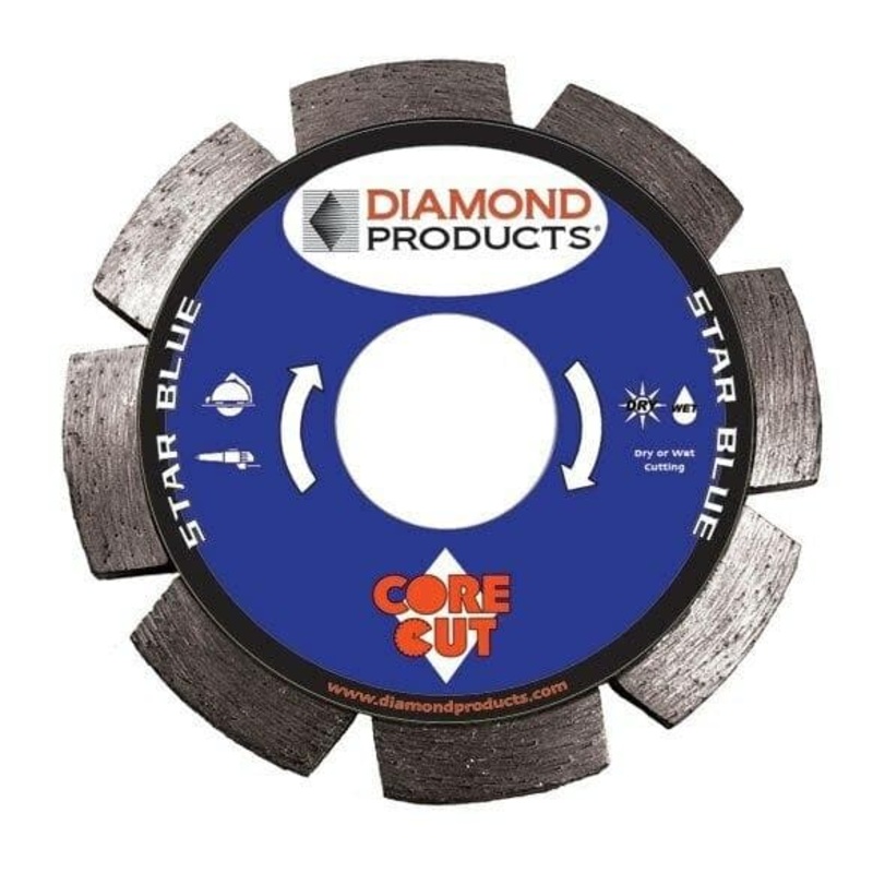 Star Blue Tuck Point Blade|4″ x .250 x 7/8″|4-1/2″ x .250 x 7/8″|5″ x .250 x 7/8″|7″ x .250 x 7/8″|Single|5 Pack