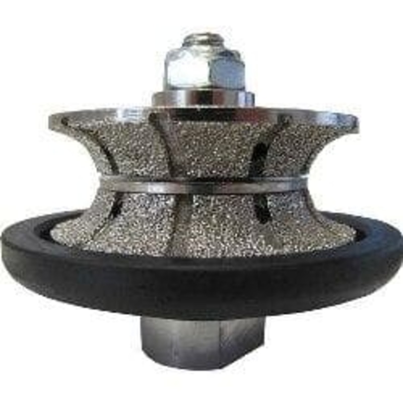 Weha 2cm V Full Bullnose Diamond Hand Profiler Vacuum Brazed Profile Router Bit