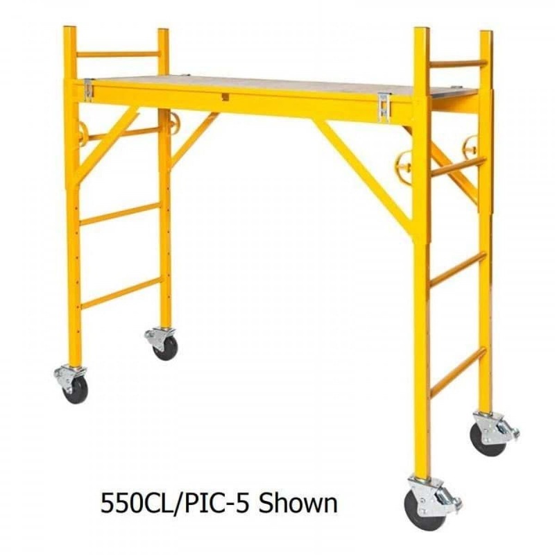550-CL Scaffold Classic|Complete scaffold without casters|Complete Scaffold With PBP Base Plates|Complete Scaffold With PC5B-S Casters|Complete Scaffold With PIC-5 Casters