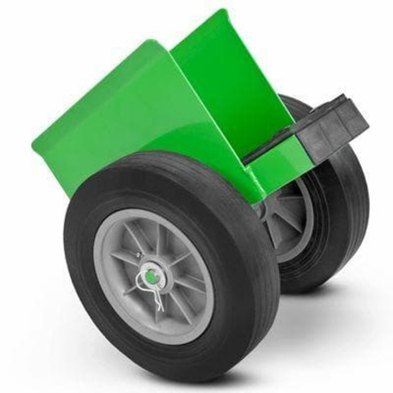 Steel dolly w/ 10 Duraflex Cushion Rubber Caster 1000 lb Weight Capacity w/o Handles