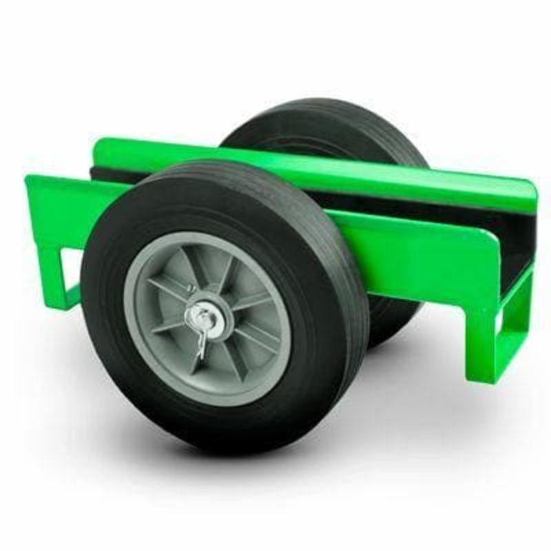 Steel dolly w/ 10 Duraflex Cushion Rubber Caster
