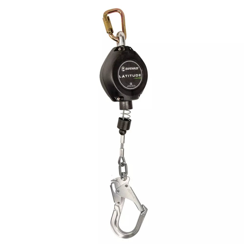 Latitude HD 11′ Single Cable SRL-P: Carabiner, LI Hook