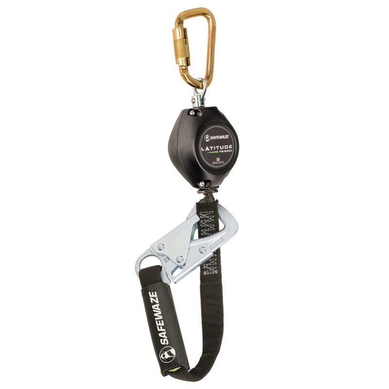 Latitude HD 7 Single Web SRL-P: Carabiner, 20 Tie-Back, Tie-Back Snap Hook