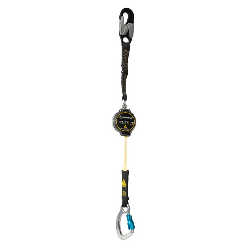 Latitude Pro Arc Flash 7 Single Web SRL-P: 13 Aramid Ext. w/Alu Snap Hook, Alu Captive Eye Carabiner
