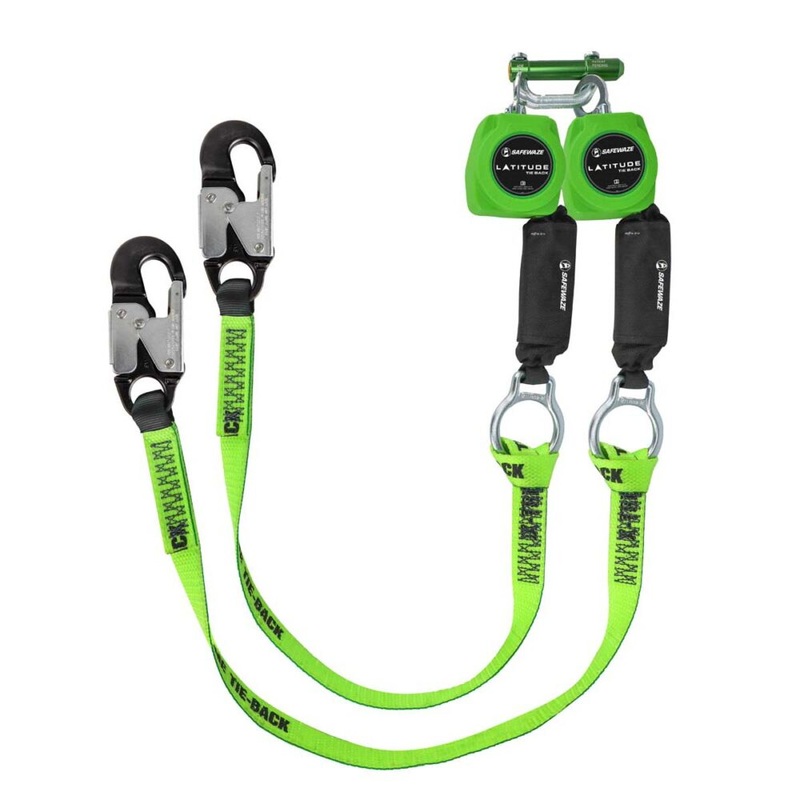 Latitude Tie-Back 6 Dual Web SRL-P: 9013, 37 SL Tie-Back, Alu Snap Hooks