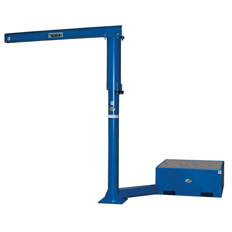 Portable Offset Jib Cranes|18″ Base – 96″/ 6″ ( I Beam) – 250 Pound Capacity|18″ Base – 120″/ 6″ ( I Beam) – 250 Pound Capacity|18″ Base – 96″/ 6″ ( I Beam) – 500 Pound Capacity