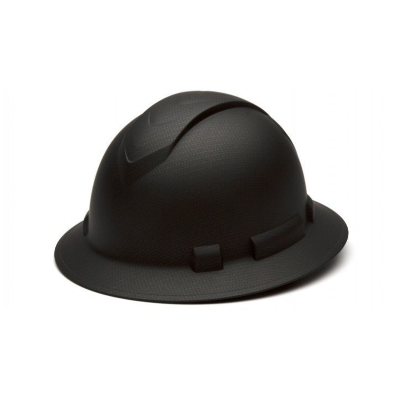 Graphite Pattern Full Brim Style 4-Point  Standard Ratchet Hard Hat – Box of 12