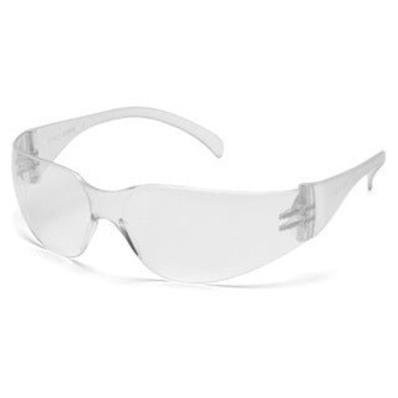 Intruder Clear Lens with Clear Temples Safety Glasses – Box of 12