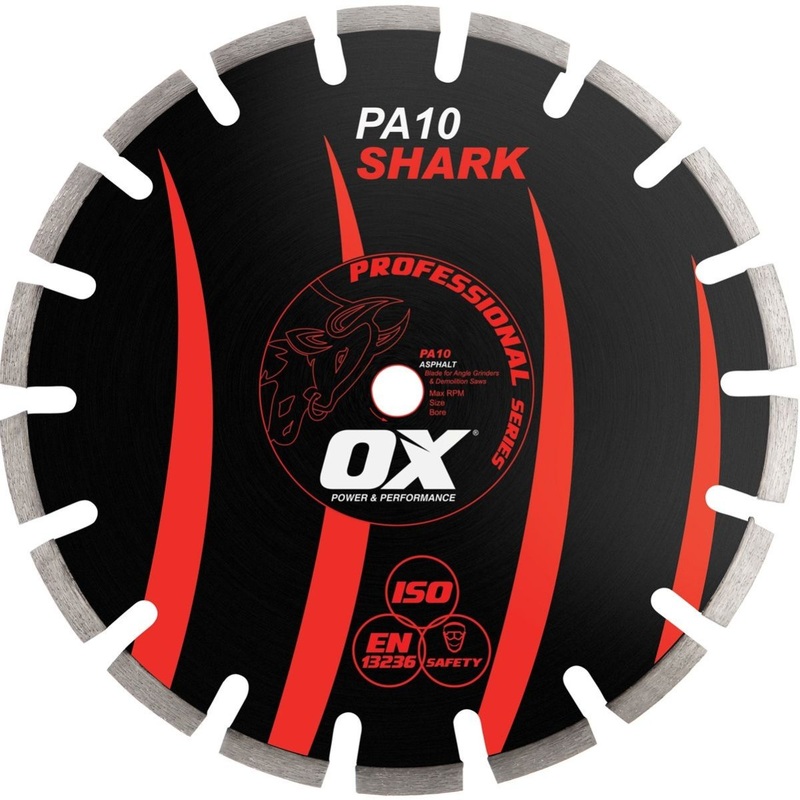 Ox Pro Asphalt Diamond Blade|12″|14″|16″