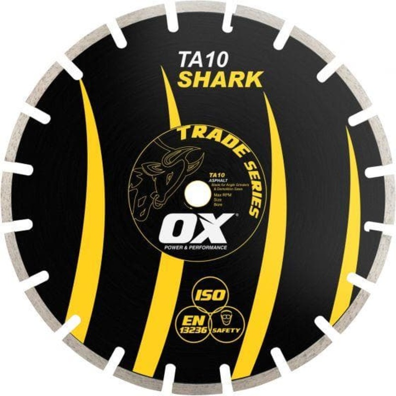 Ox Trade Asphalt Diamond Blade 1 – 20Mm Bore