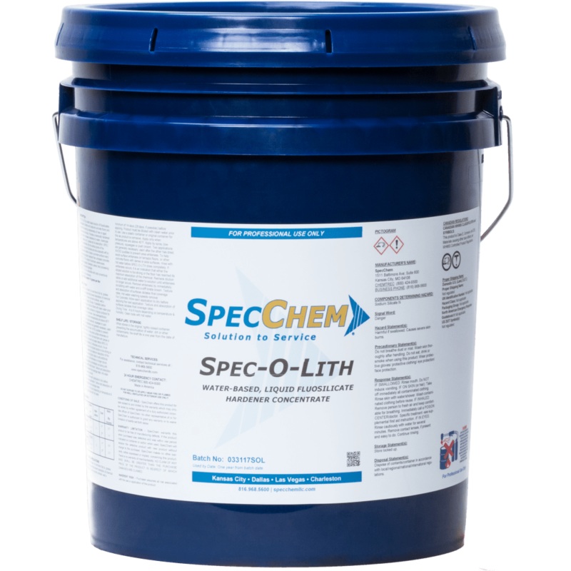 Spec-O-Lith Liquid Fluosilicate Hardener Concentrate