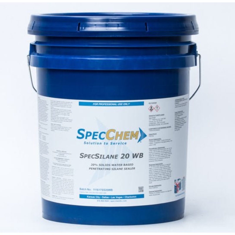 Specsilane 20 Wb 20% Solids Water-Based Penetrating Silane Sealer