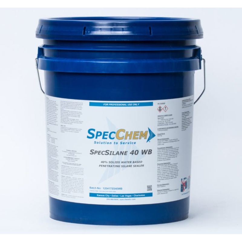 Specsilane 40 Wb 40% Solids Water-Based Penetrating Silane Sealer