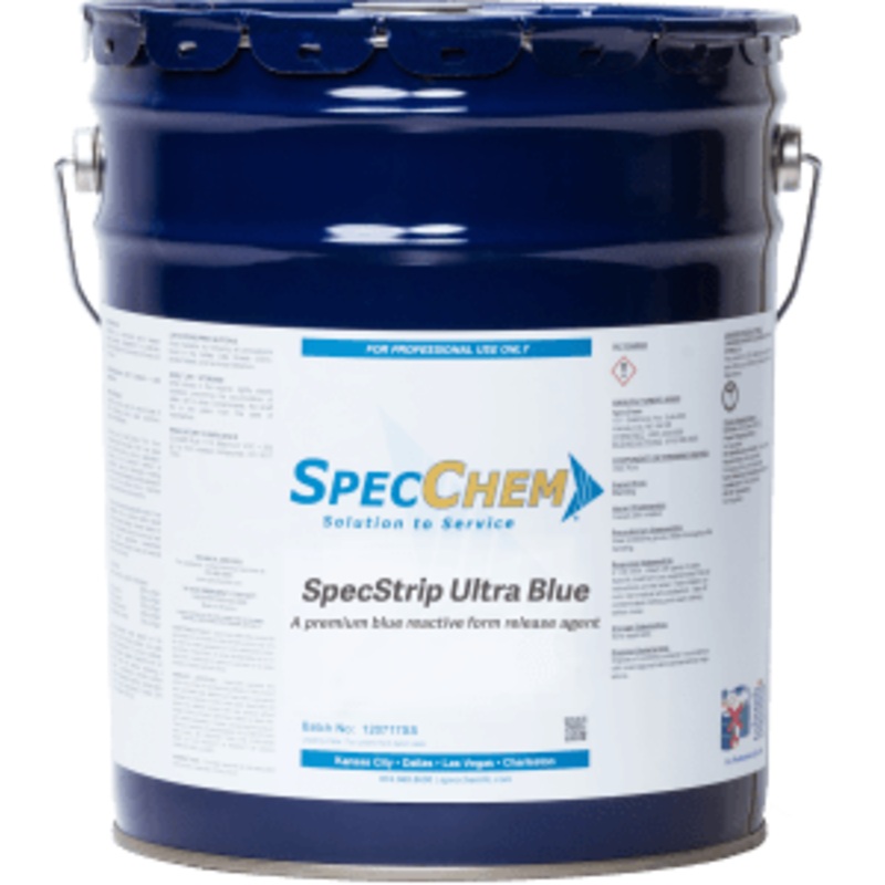 SpecStrip Ultra Blue|5 Gallon Plastic Pail (Pack of 6)|55 Steel Drum|275 Gallon Tote