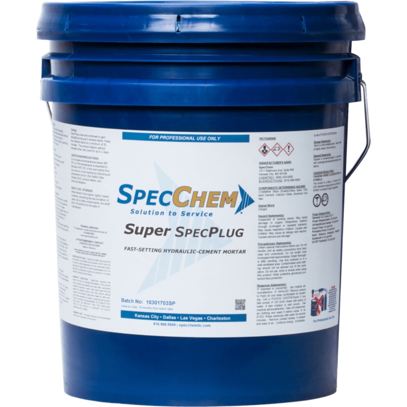 Super SpecPlug Fast-Setting Hydraulic-Cement Mortar (Pack of 6)