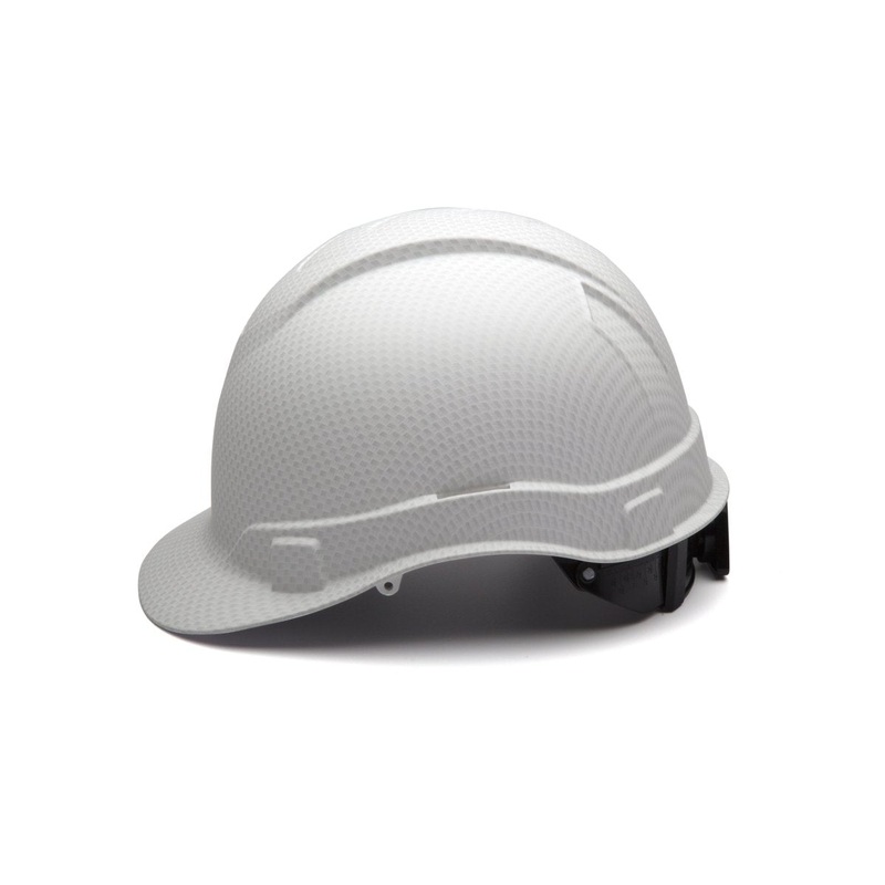 White Ridgeline Cap Style Hard Hat – graphite