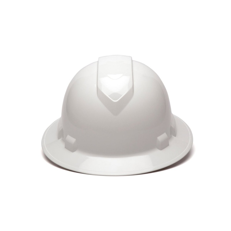 White Ridgeline Full Brim Hard Hat