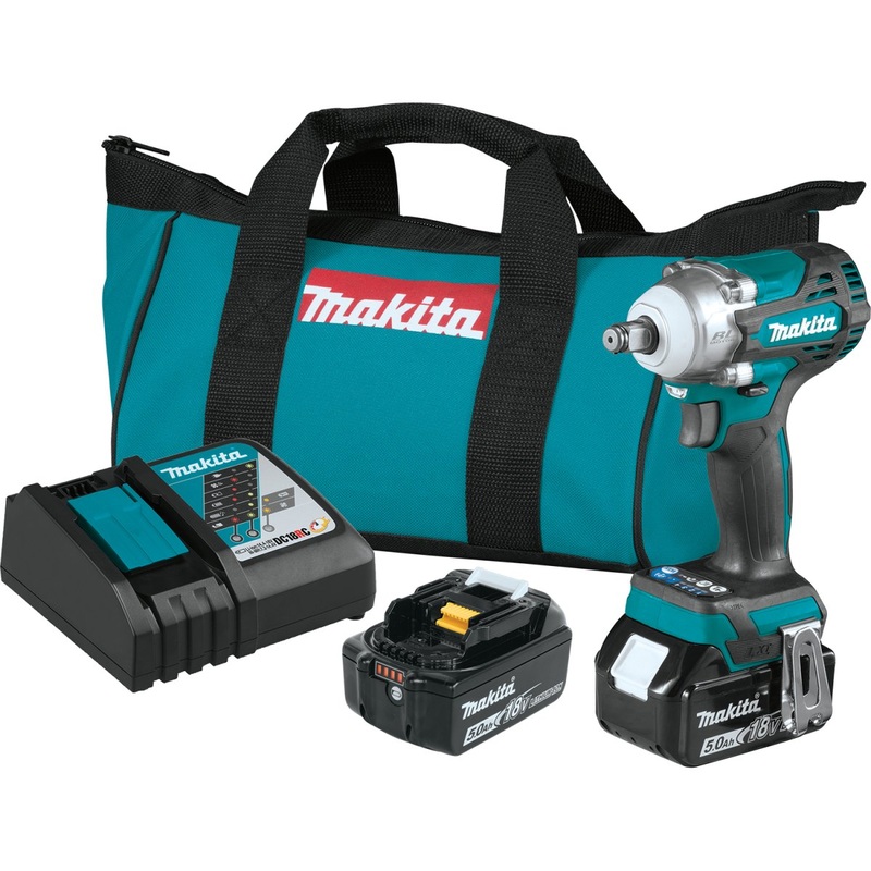 18V LXT LithiumIon Brushless Cordless 4Speed 1/2 Sq. Drive Impact Wrench w/ Friction Ring Anvil