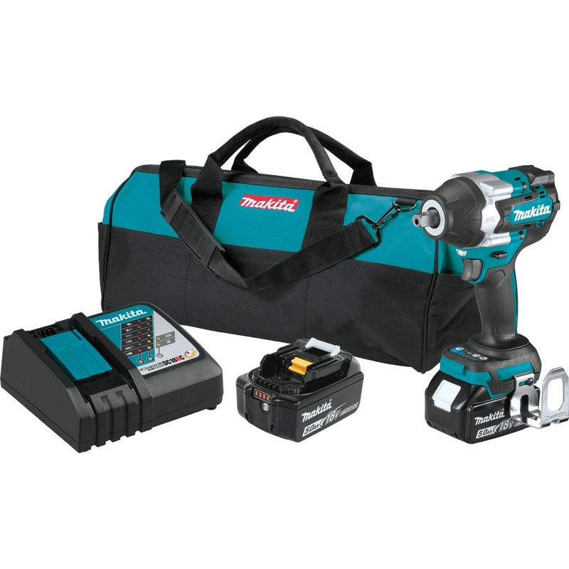 18V LXT LithiumIon Brushless Cordless 4Speed MidTorque 1/2 Sq. Drive Impact Wrench w/ Detent Anvil
