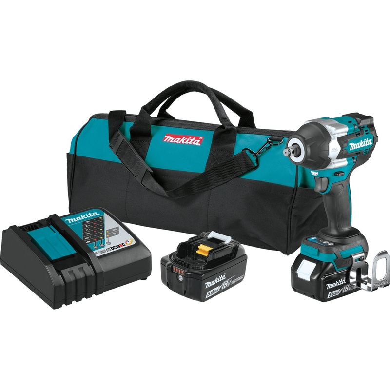 18V LXT LithiumIon Brushless Cordless 4Speed MidTorque 1/2 Sq. Drive Impact Wrench w/ Friction Ring Anvil