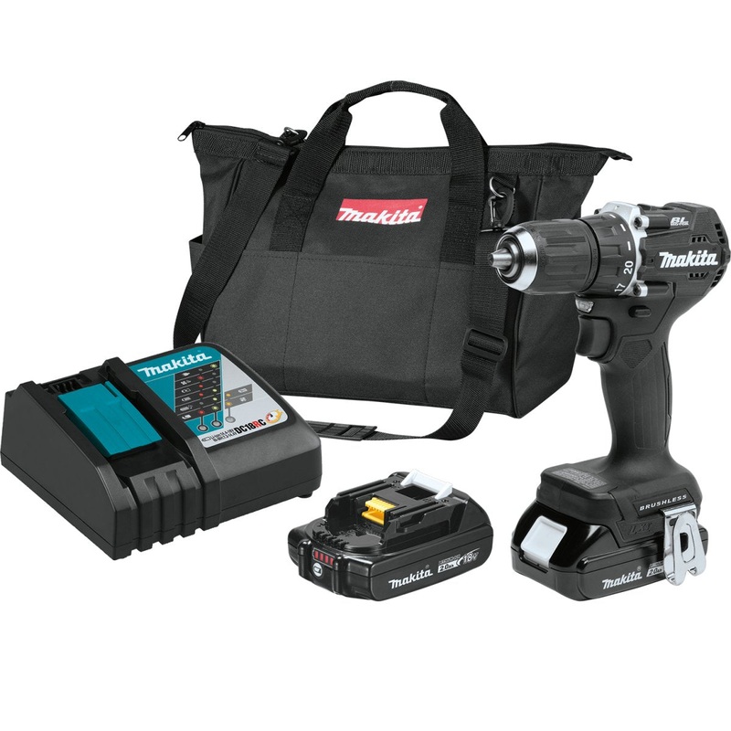 18V LXT LithiumIon SubCompact Brushless Cordless 1/2 DriverDrill Kit (2.0Ah)