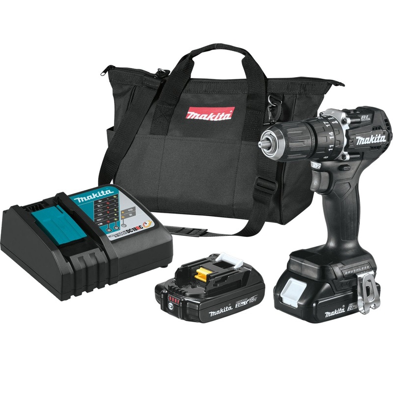 18V LXT LithiumIon SubCompact Brushless Cordless 1/2 Hammer DriverDrill (2.0Ah)