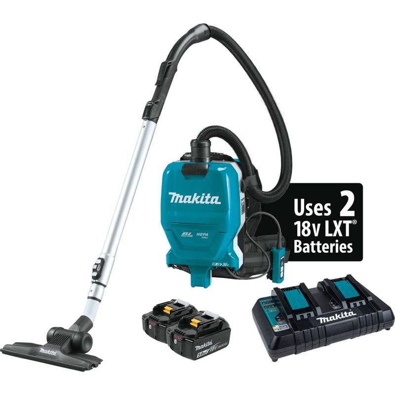 36V (18V X2) LXT Brushless 1/2 Gallon HEPA Filter Backpack Dry Vacuum