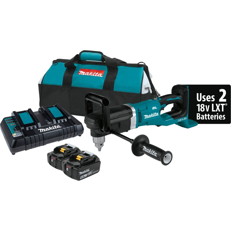 36V (18V X2) LXT Brushless 1/2 Right Angle Drill (5.0Ah)