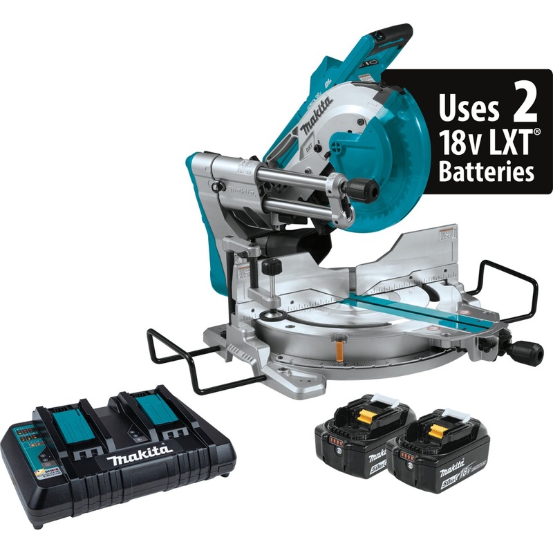 36V (18V X2) LXT Brushless 10 DualBevel Sliding Compound Miter Saw, AWS and Laser