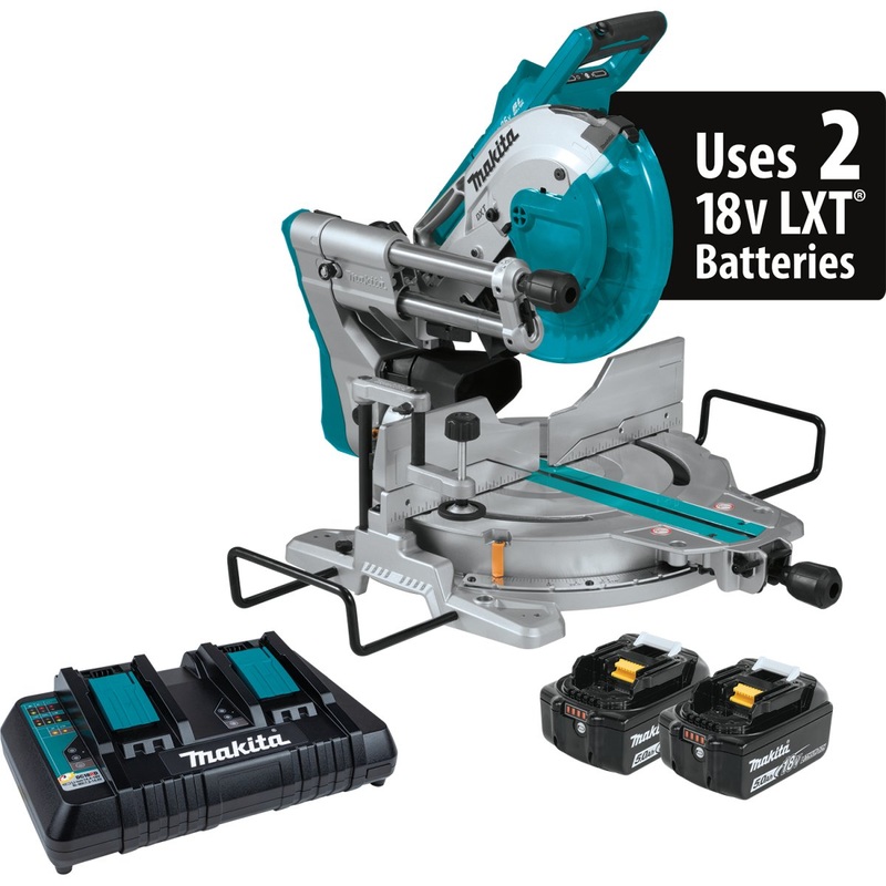 36V (18V X2) LXT Brushless 10 DualBevel Sliding Compound Miter Saw with Laser