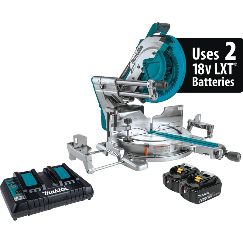 36V (18V X2) LXT Brushless 12 DualBevel Sliding Compound Miter Saw, AWS Capable and Laser