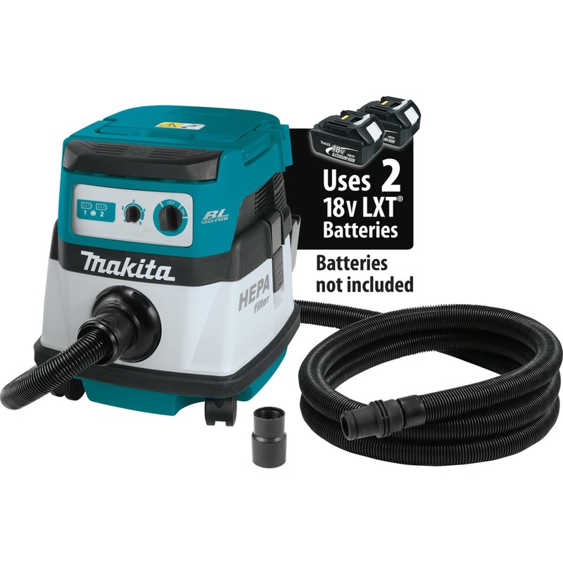36V (18V X2) LXT Brushless 2.1 Gallon HEPA Filter Dry Dust Extractor, Tool Only