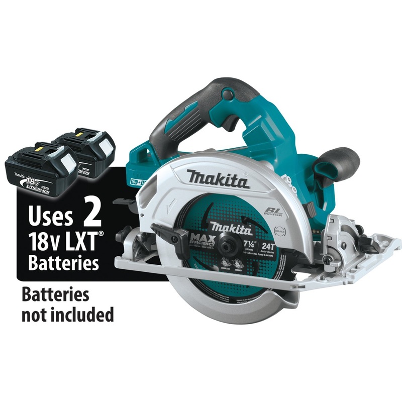 36V (18V X2) LXT Brushless 71/4 Circular Saw with Guide Rail Compatible Base