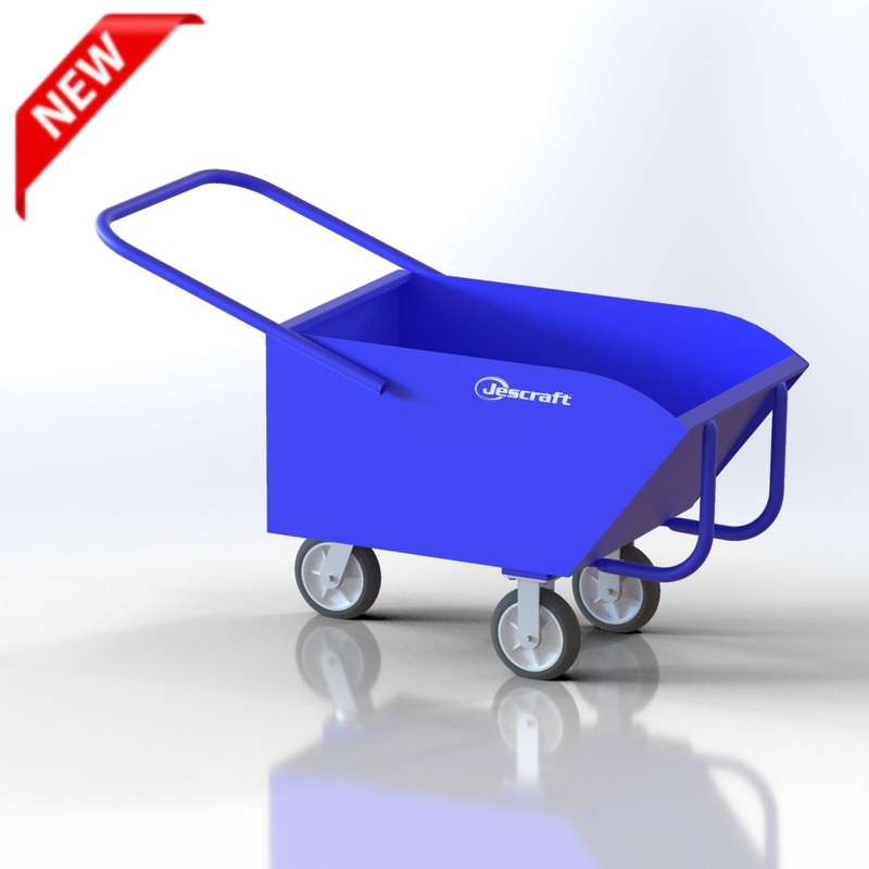 Low-Profile Chip Dump Cart With Rockers