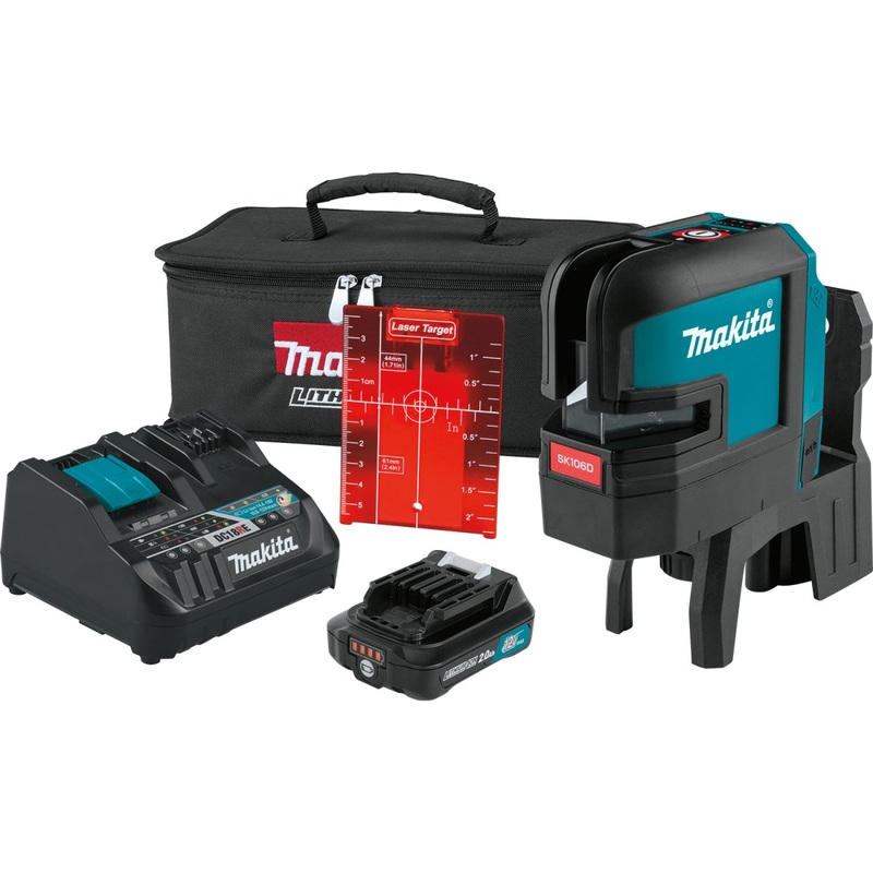 12V Max CXT LithiumIon Cordless SelfLeveling CrossLine/4Point Red Beam Laser