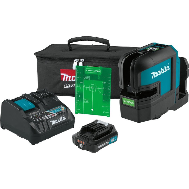 12V Max CXT LithiumIon Cordless SelfLeveling CrossLine Green Beam Laser