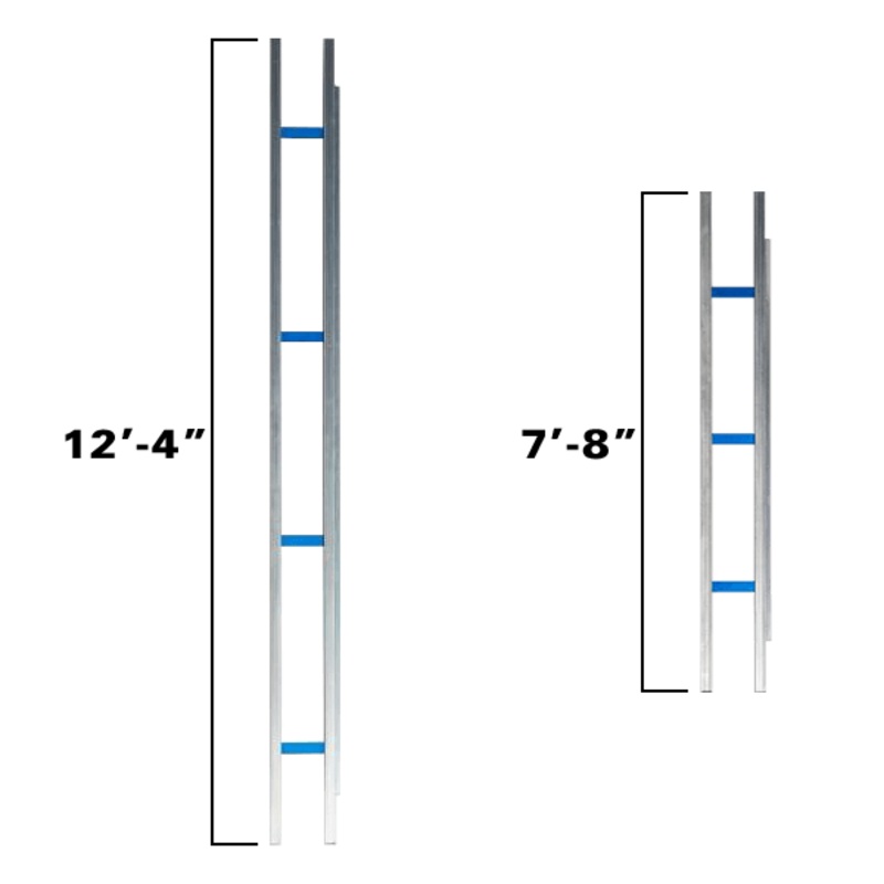 Blue Ripper Rail Combo Pack – 92 (7′-8) & 148 (12′-4)