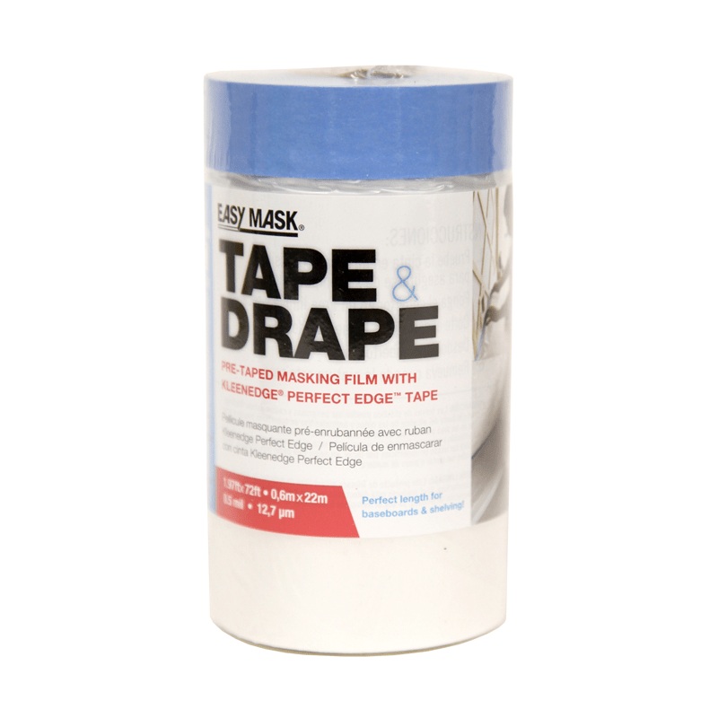 Trimaco, Easy Mask Tape And Drape With PerfectEdge, 2′ X 72′