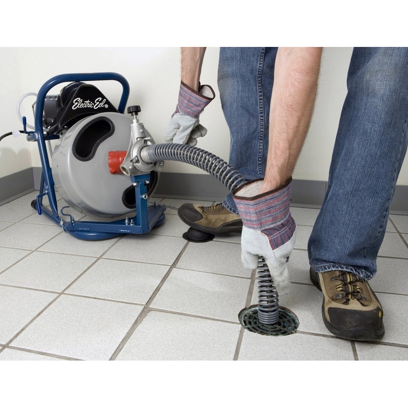 Model E Auto Feed Drain Cleaning Machine
