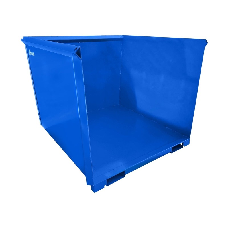 Open Front Trash Hopper  5 Cu. Yds