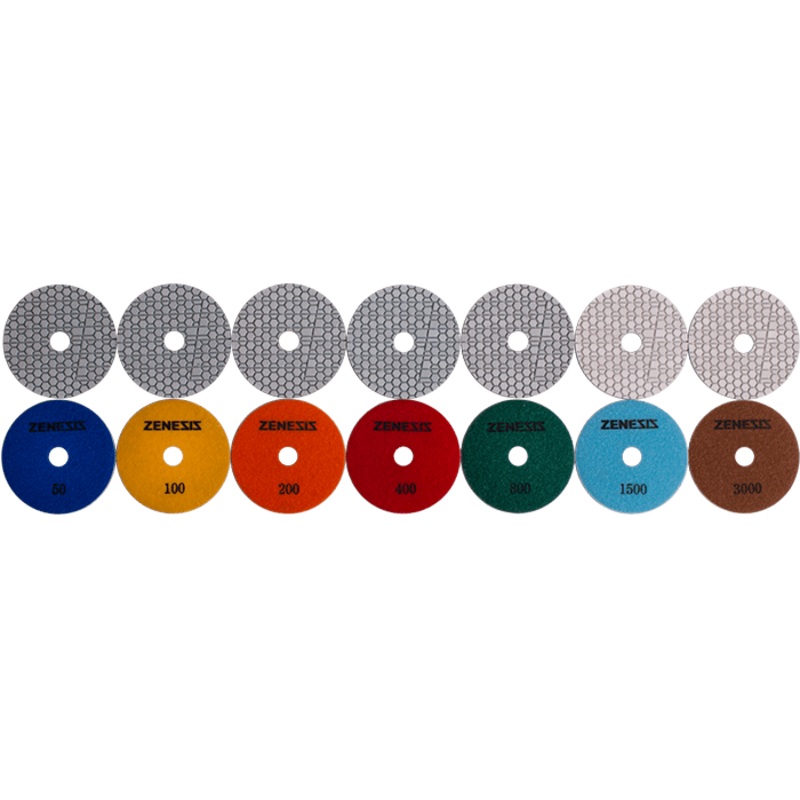 Zenesis Hybrid White Resin Polishing Pads